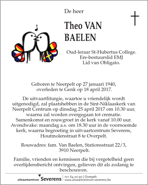 Theo Van Baelen
