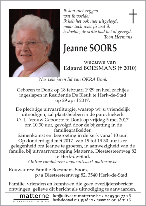 Jeanne Soors
