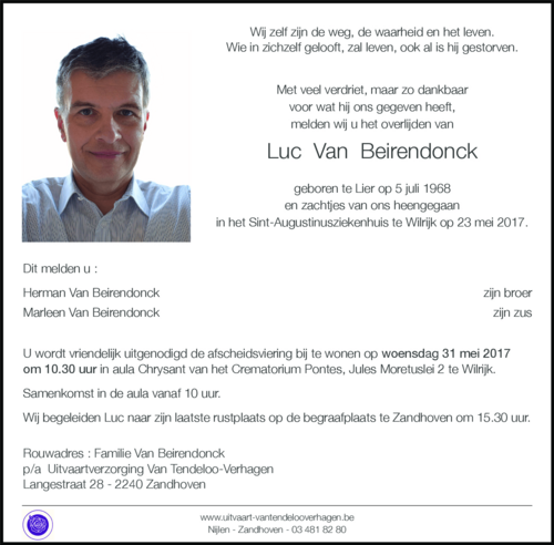 Luc Van Beirendonck