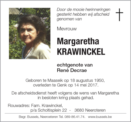 Margaretha Krawinckel