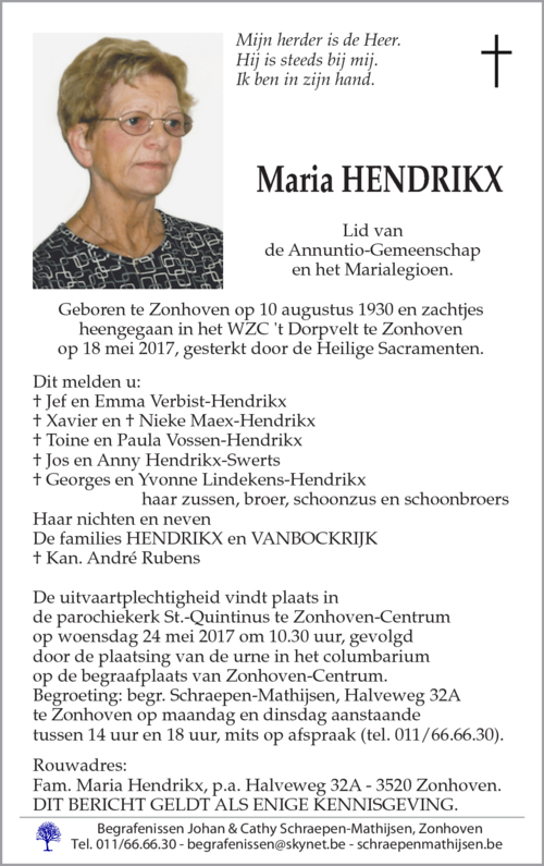Maria Hendrikx