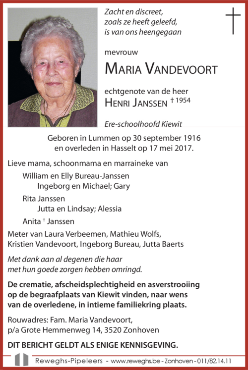 Maria Vandevoort