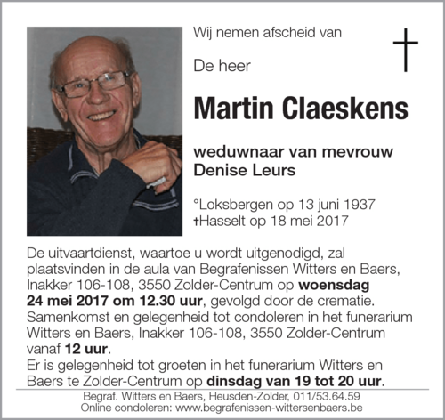 Martin Claeskens