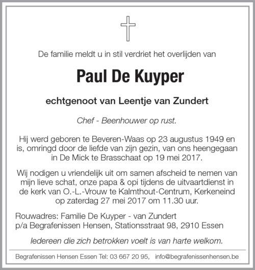 Paul De Kuyper