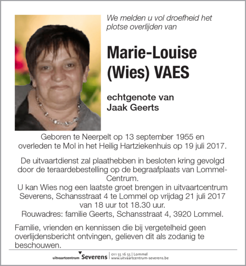 Marie-Louise Vaes