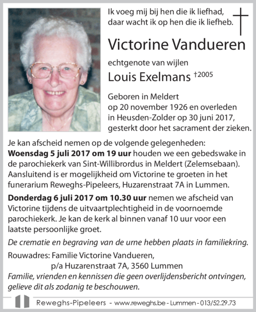 Victorine Vandueren
