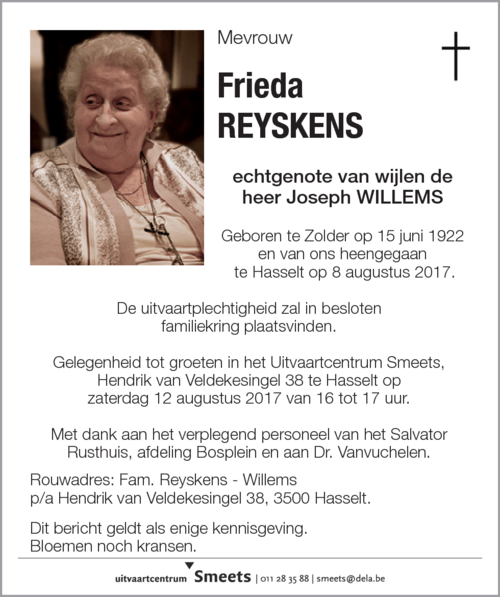 Frieda Reyskens
