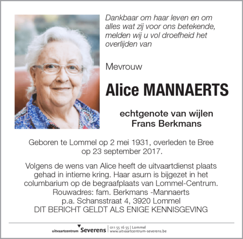 Alice Mannaerts