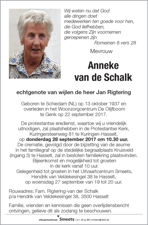 Anneke van der Schalk