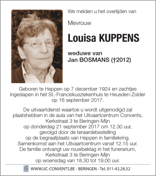 Louisa Kuppens