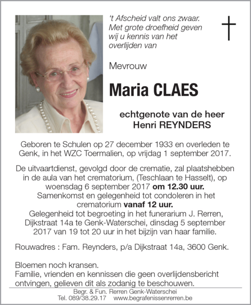 Maria CLAES