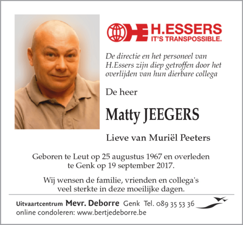 Matty Jeegers