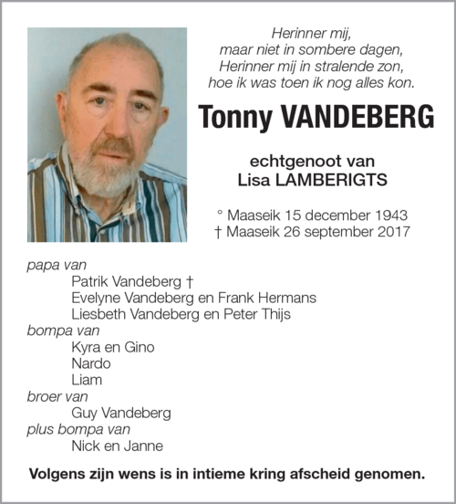 Tonny Vandeberg