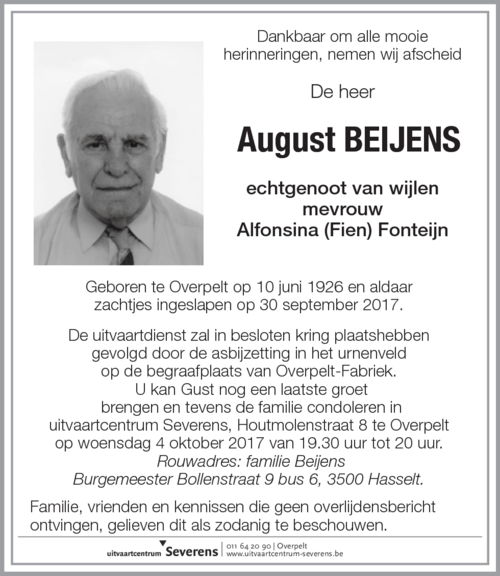 August Beijens