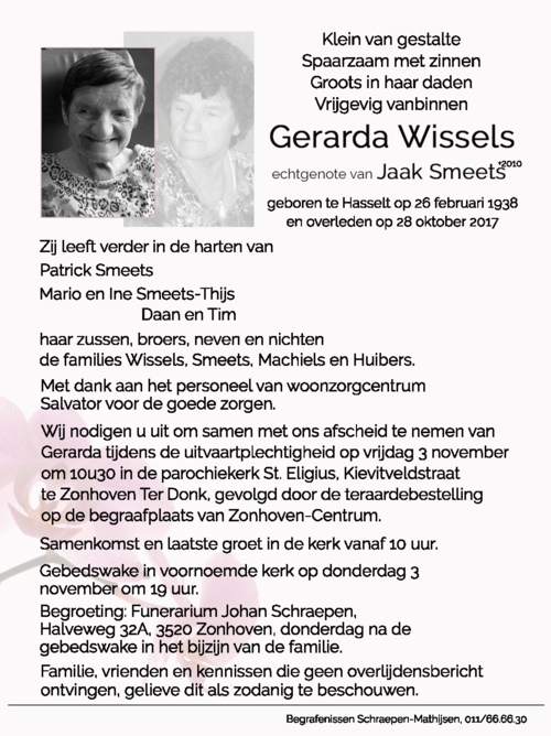 Gerarda Wissels