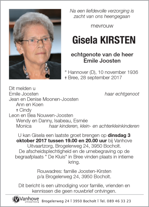 Gisela Kirsten