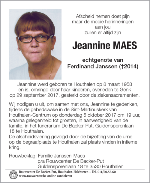 Jeannine Maes