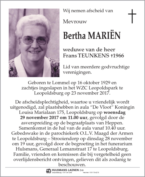 Bertha Mariën