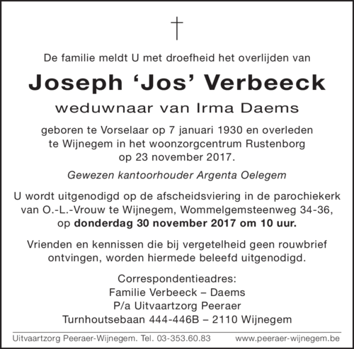 Joseph Verbeeck