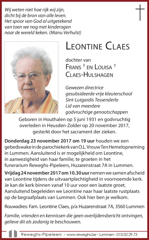 Leontine Claes