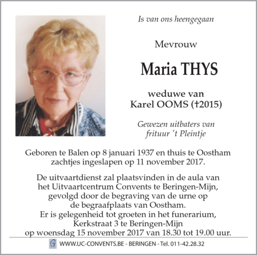 Maria Thys