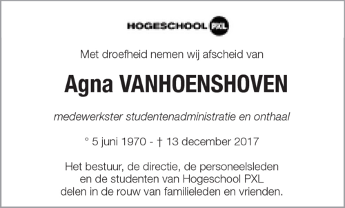 Agna Vanhoenshoven