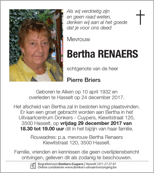 Bertha Renaers