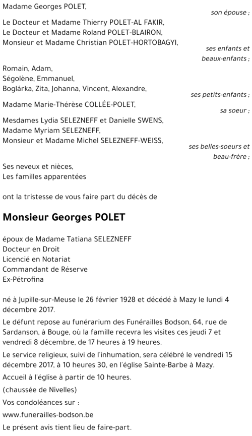 Georges POLET