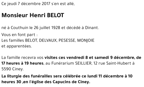 Henri BELOT