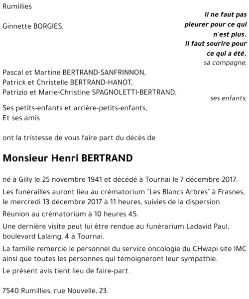 Henri BERTRAND