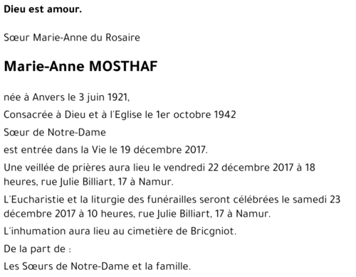 Marie-Anne MOSTHAF
