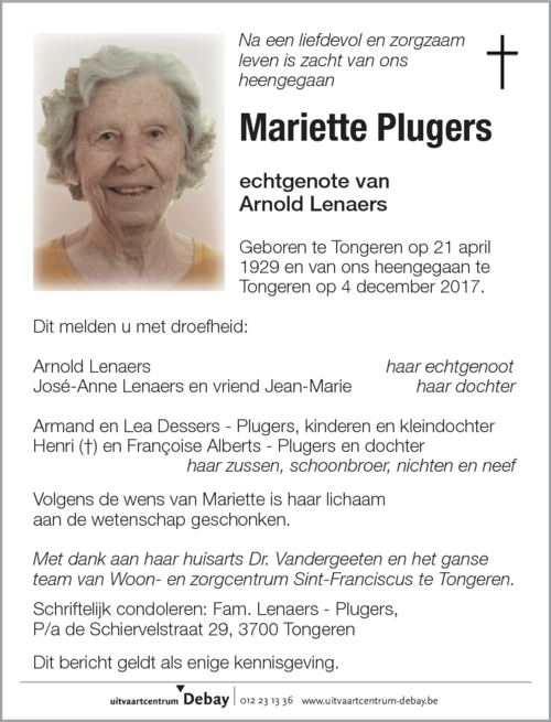 Mariette PLUGERS