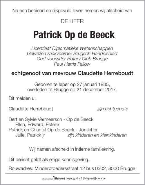 Patrick Op de Beeck