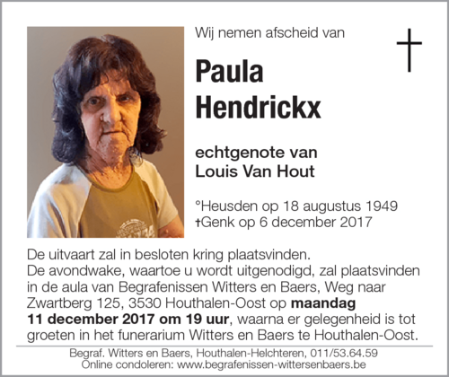 Paula Hendrickx