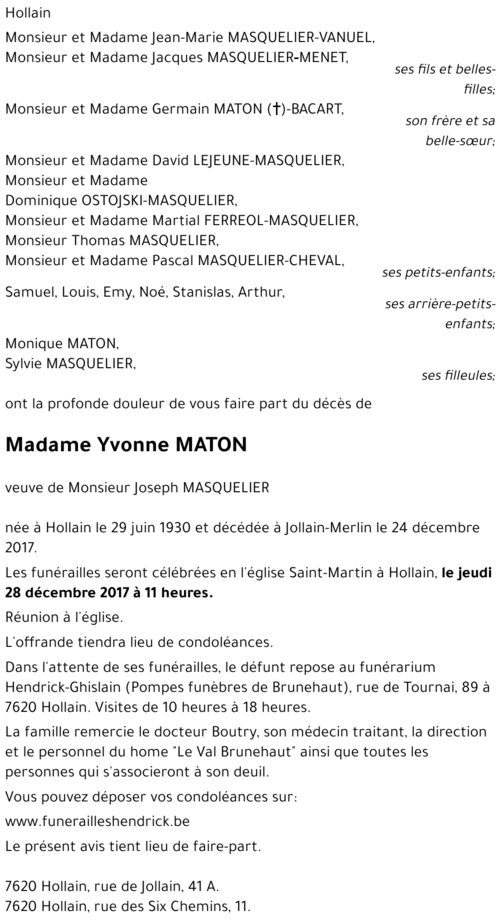 Yvonne MATON