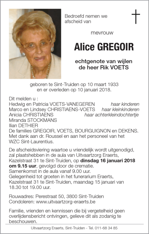 Alice Gregoir
