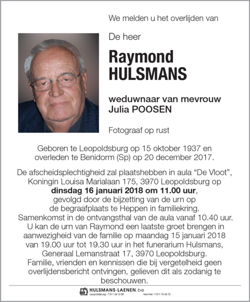 Raymond Hulsmans