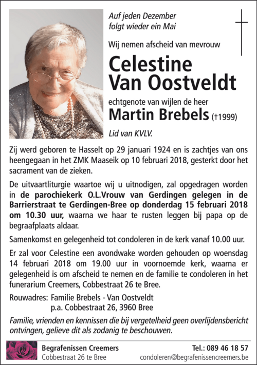 Celestine Van Oostveldt