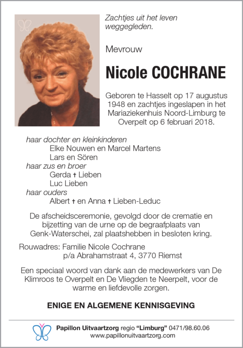 Cochrane Nicole