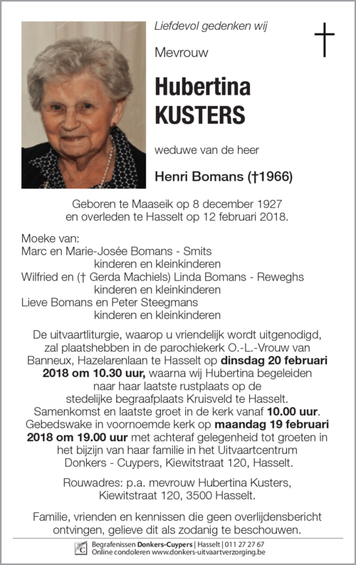 Hubertina Kusters