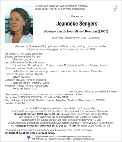 Jeanneke Sengers