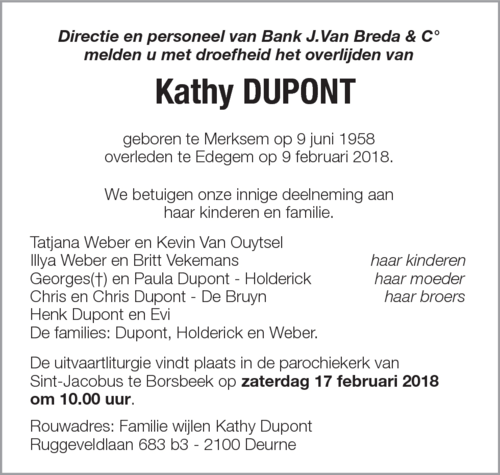 Kathy Dupont