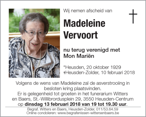 Madeleine Vervoort
