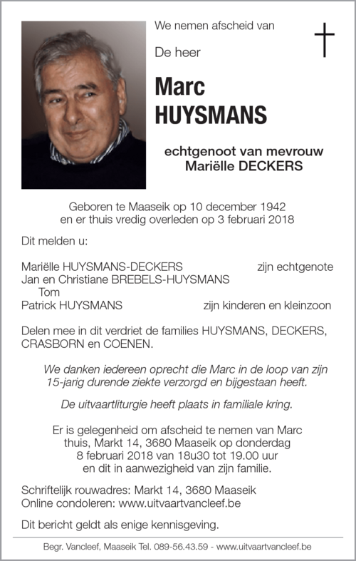Marc Huysmans