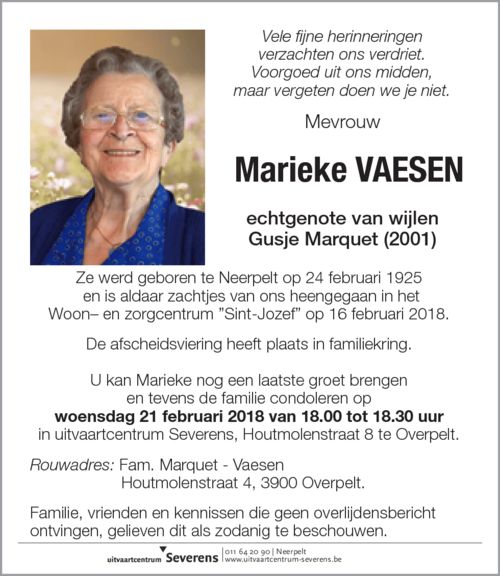 Marieke Vaesen