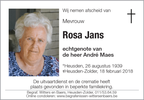 Rosa Jans