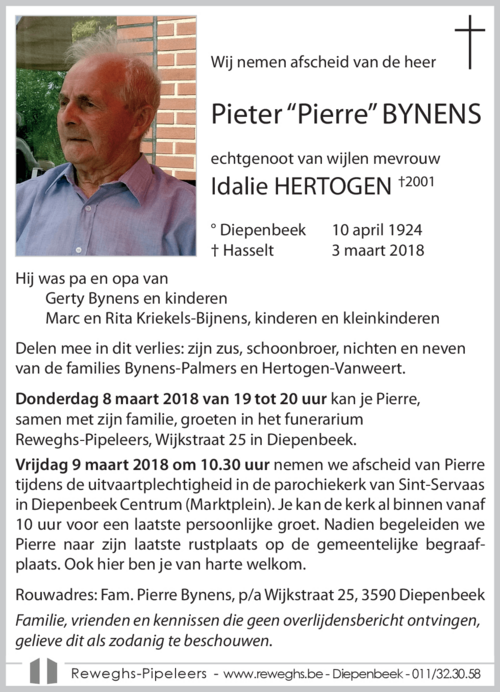 Pieter 'Pierre' Bynens