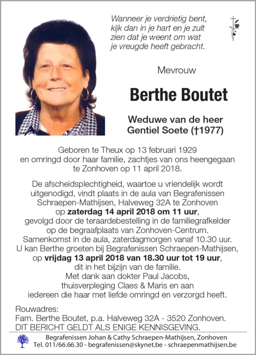Berthe Boutet
