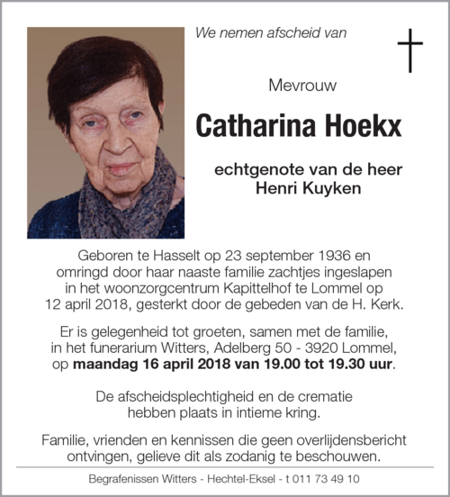Catharina Hoekx