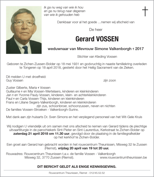 Gerard Vossen